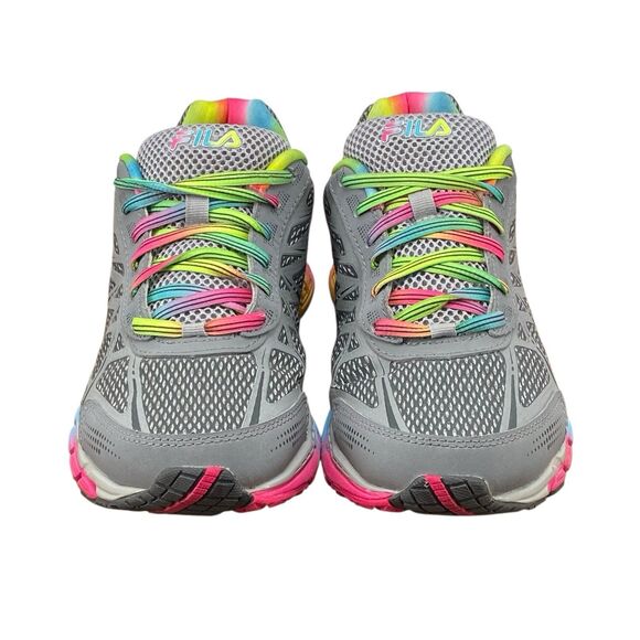 FILA Windmill Energized Women’s Sz 8 Neon Rainbow Coolmax Running Shoes (HF27) - Picture 2 of 11